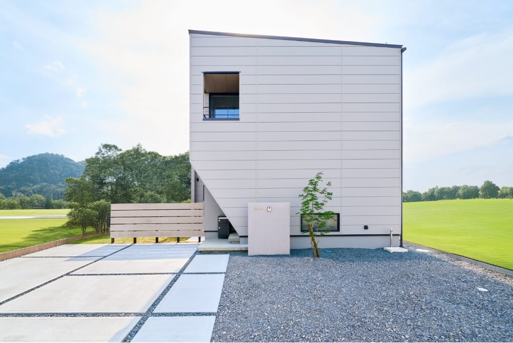 建物の形をシンプルに