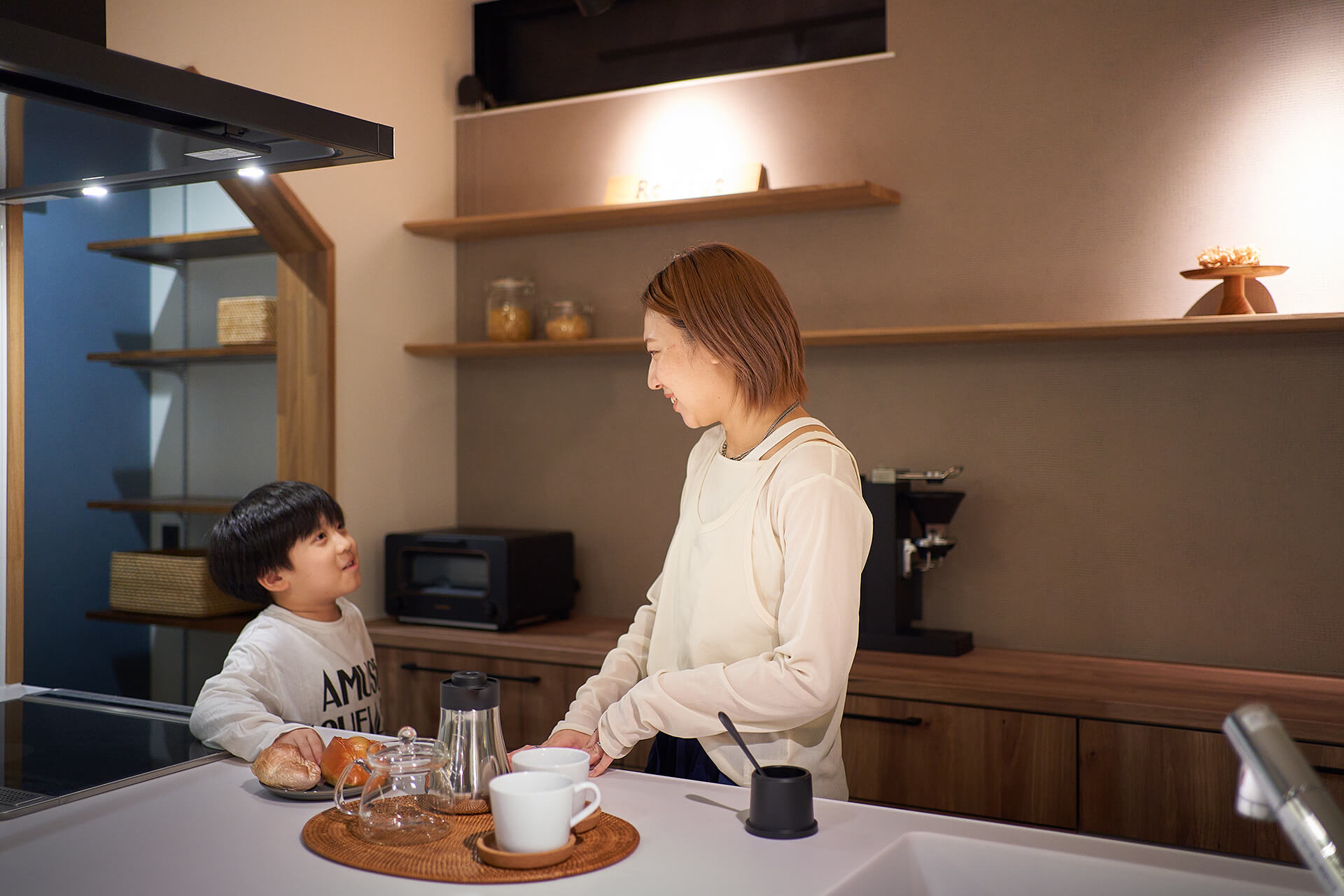 子供の笑顔があふれるお家
