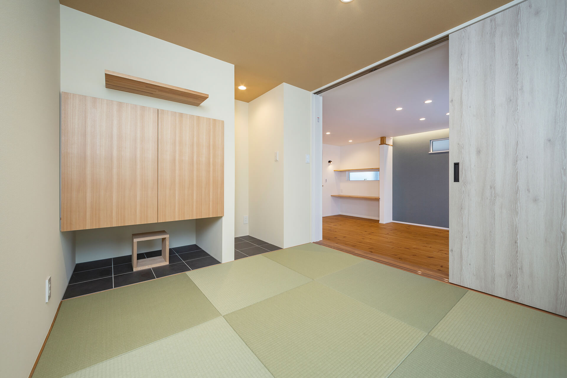 シンプルにまとめた和室