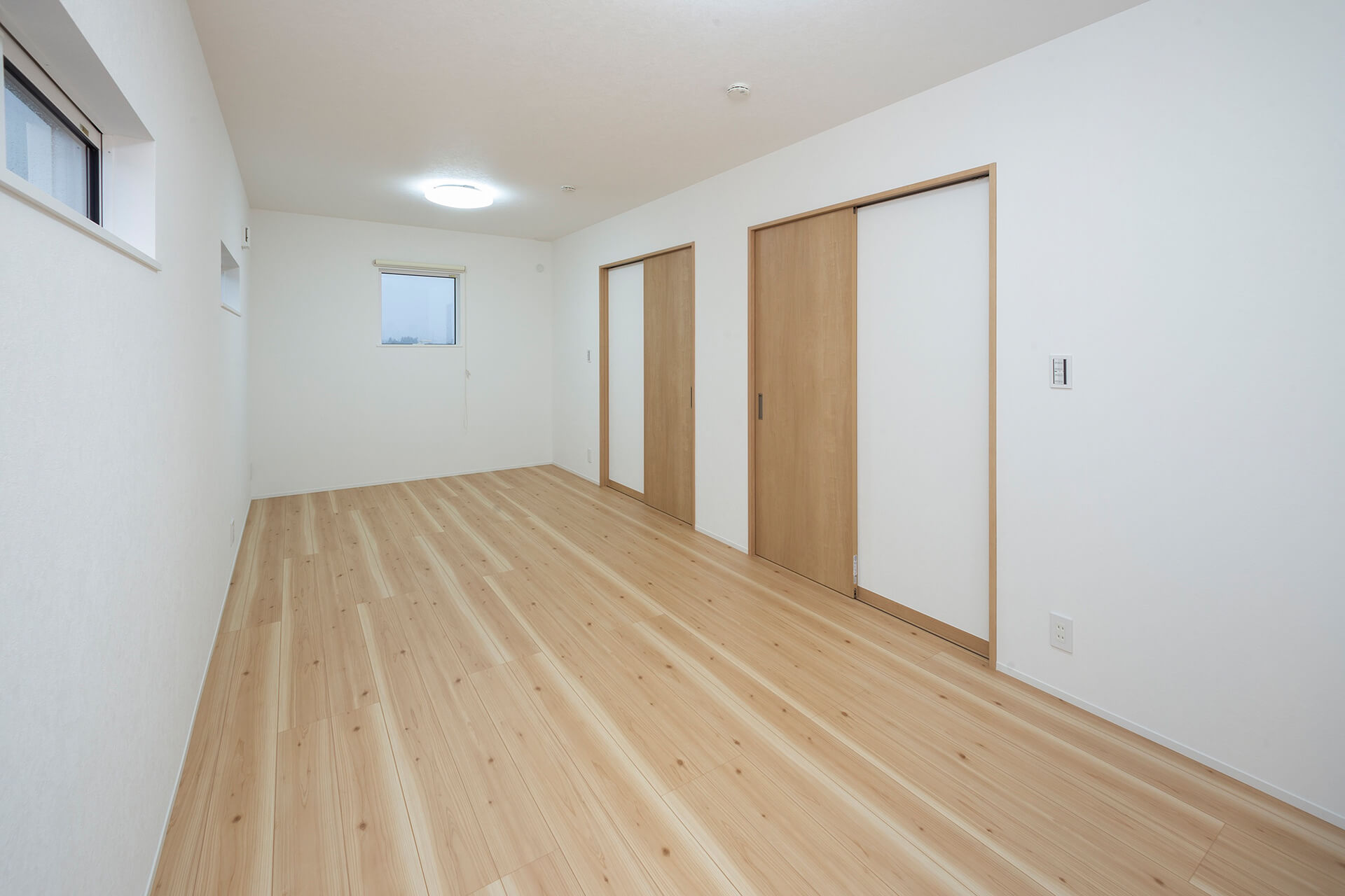 洋室は将来2部屋にできる仕様に