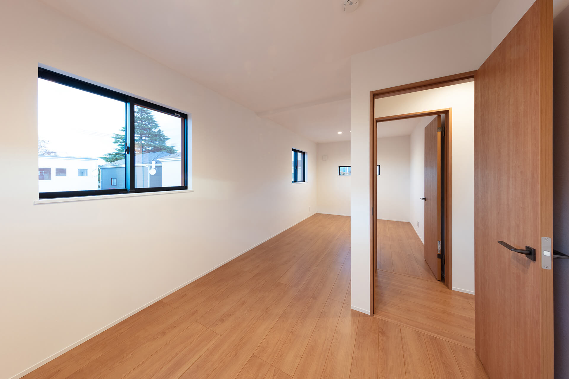 子ども室は壁を増設することで2部屋に仕切ることができます。